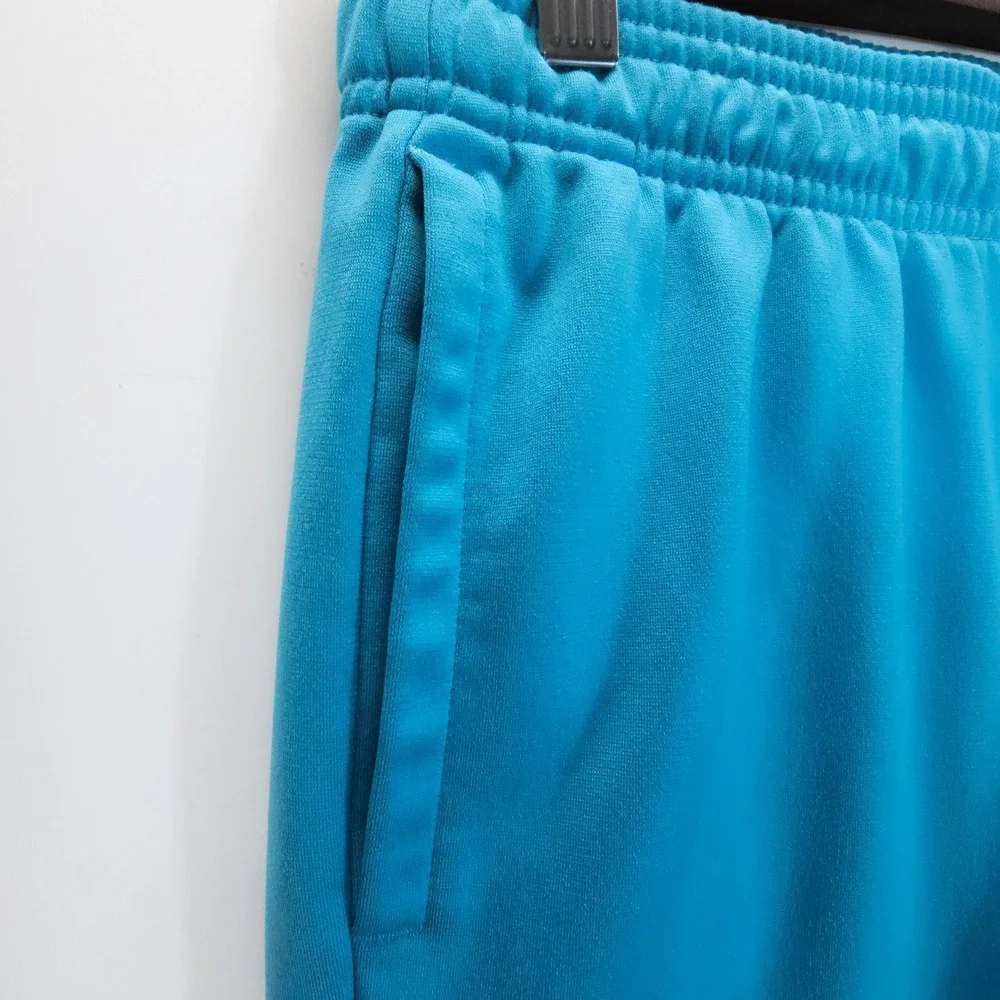 Under Armour Joggers Kids L Blue Y2K Streetwear Tapered Athletic Sweatpants - Picture 4 of 12